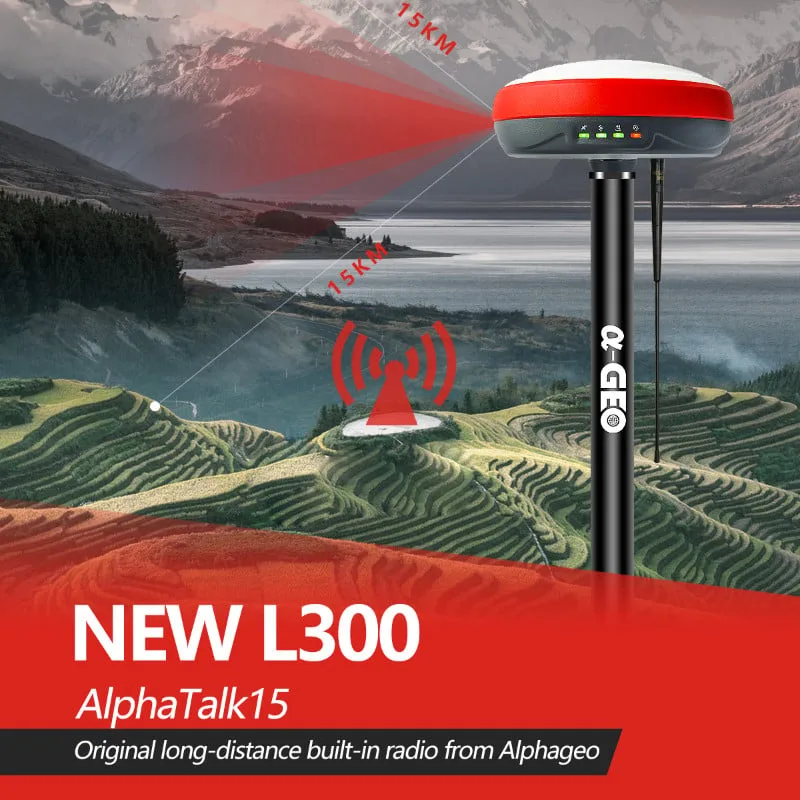 Jual GPS Geodetik Alpha Geo L300 Original | GNSS RTK Presisi Tinggi untuk Survey Profesional