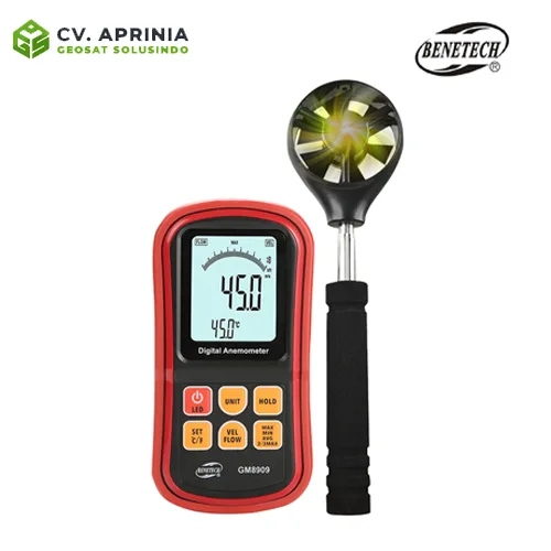 BENETECH GM8909 Telescopic Digital Anemometer