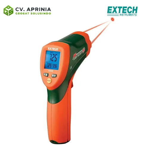 EXTECH 42509 Dual Laser IR Thermometer with Color Alert